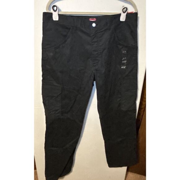 Wrangler Workwear Mens Black Relaxed Fit Cargo Pants 36x32 7 Pockets Durable - Picture 1 of 8